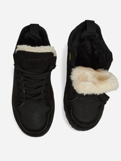 Naiste tennised Diana, must seemisnahk, mugavad talveks