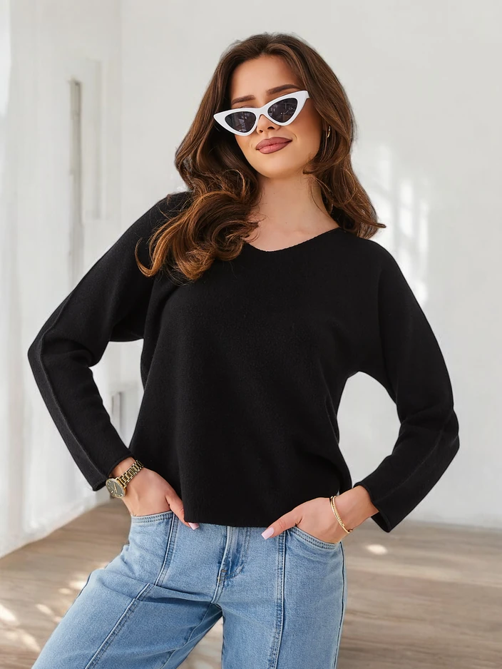 Royalfashion Viskoos õhuke naiste sviiter