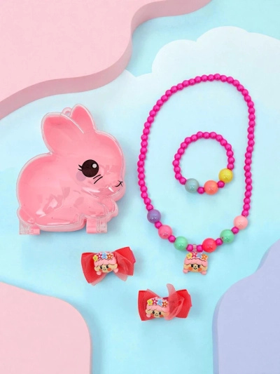 Children's jewelry set Bambina Allegra Fuschia