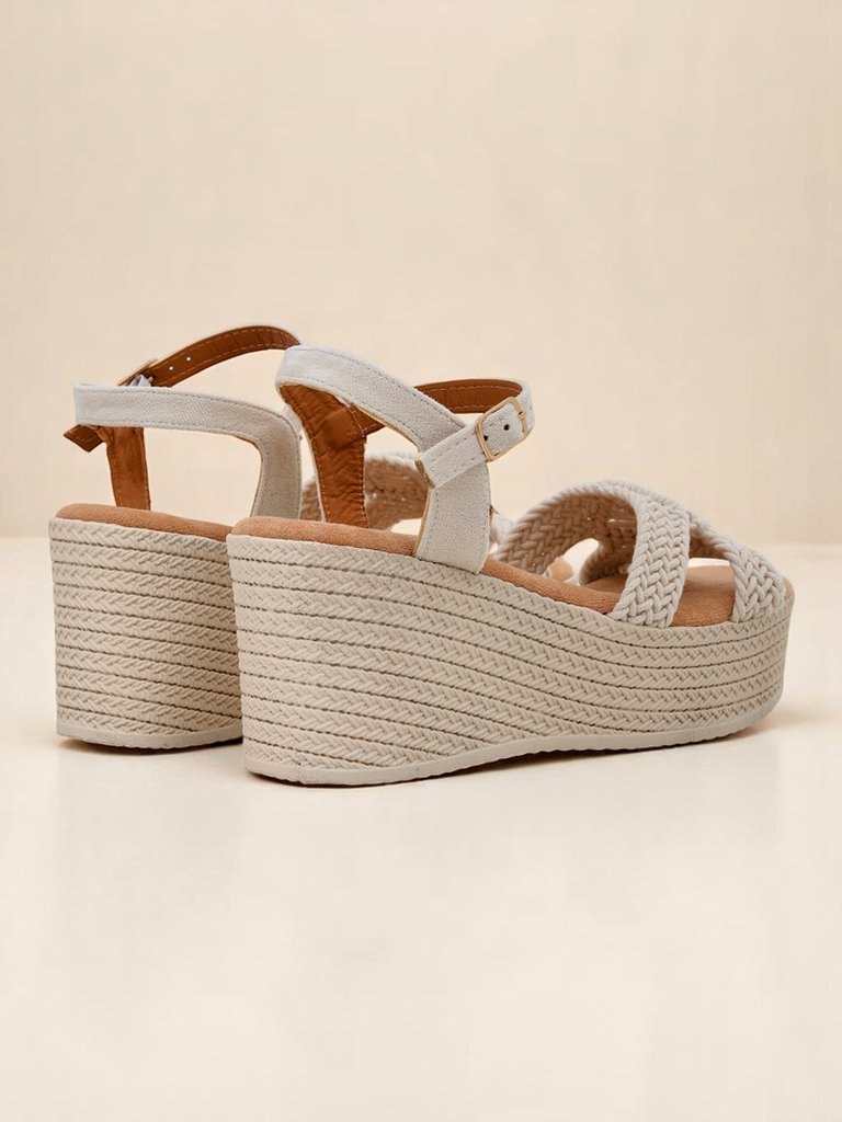 Royalfashion Naiste kiilkontsaga sandaalid, punutud Sunny Day