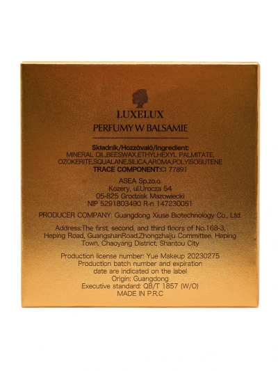 Perfume in Balm inspired by LUXELUX