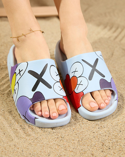 OUTLET Sinised naiste flip-flops Elmino - Jalatsid