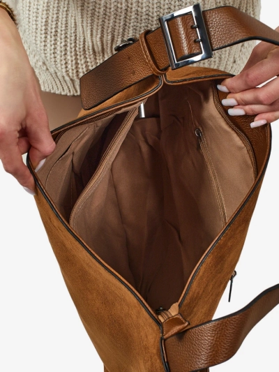 Женская сумка-шоппер из эко-замши Donenn