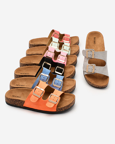 Royalfashion hallid naiste solkidega flip-flopid Foumy